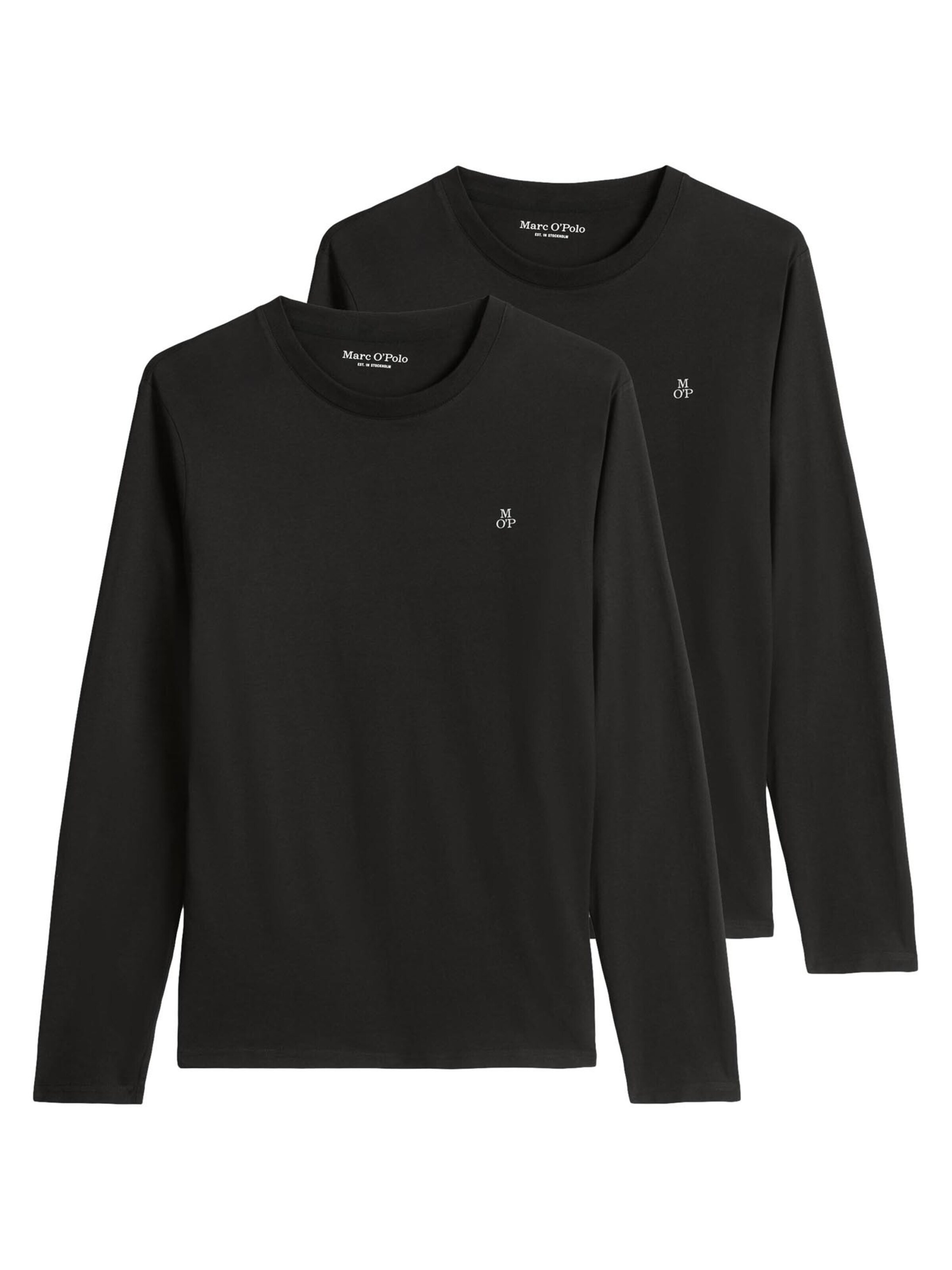 Marc O'Polo Shirt 'Eskil'‌‌‌‌‌‌‌‌‌ in Schwarz: Vorderseite