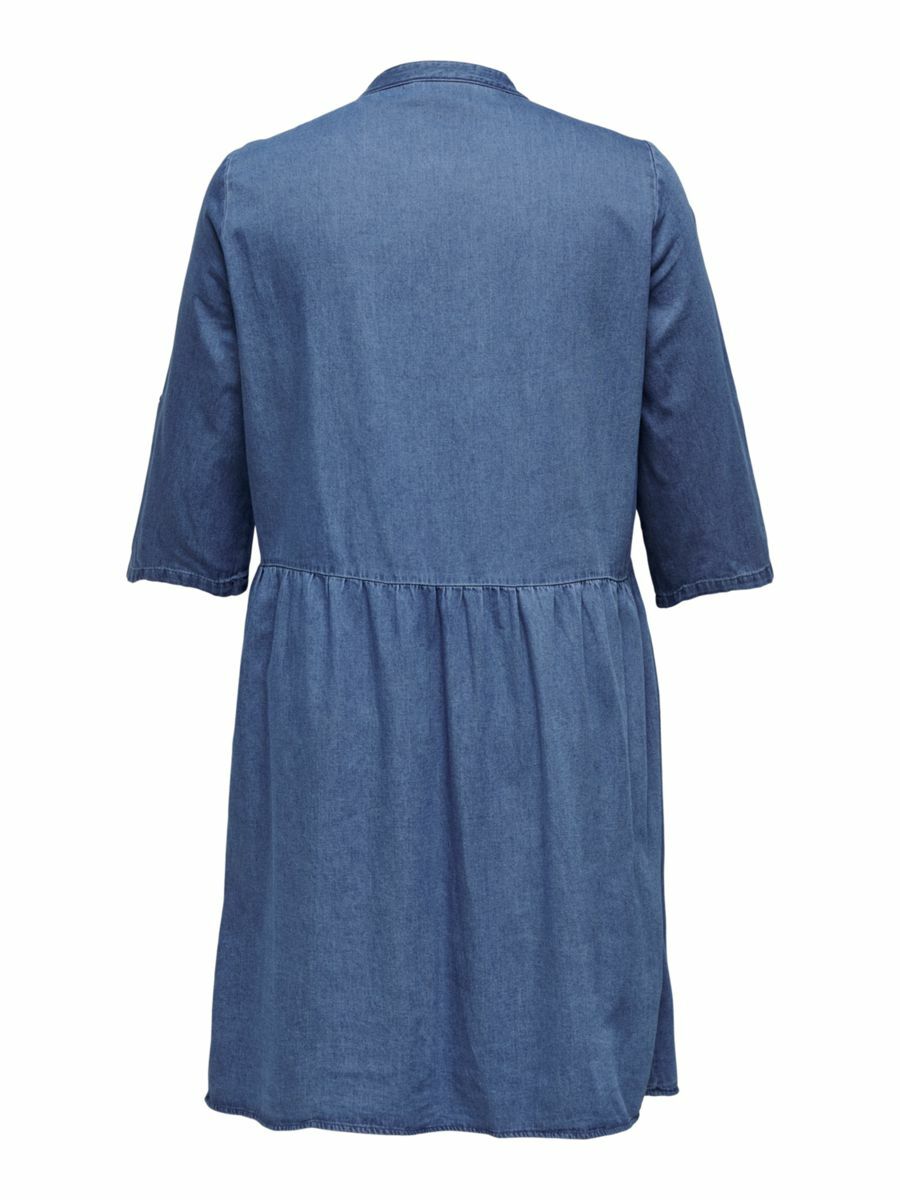 ONLY Carmakoma Kleid in Blau 
