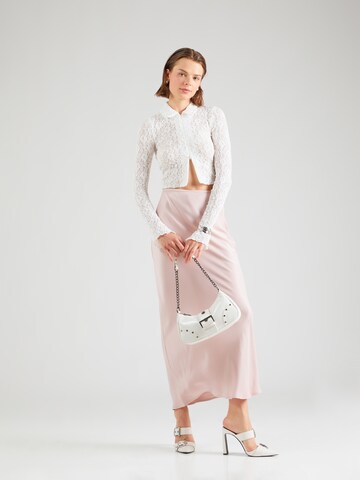TOPSHOP Sukňa 'Bias' - Ružová