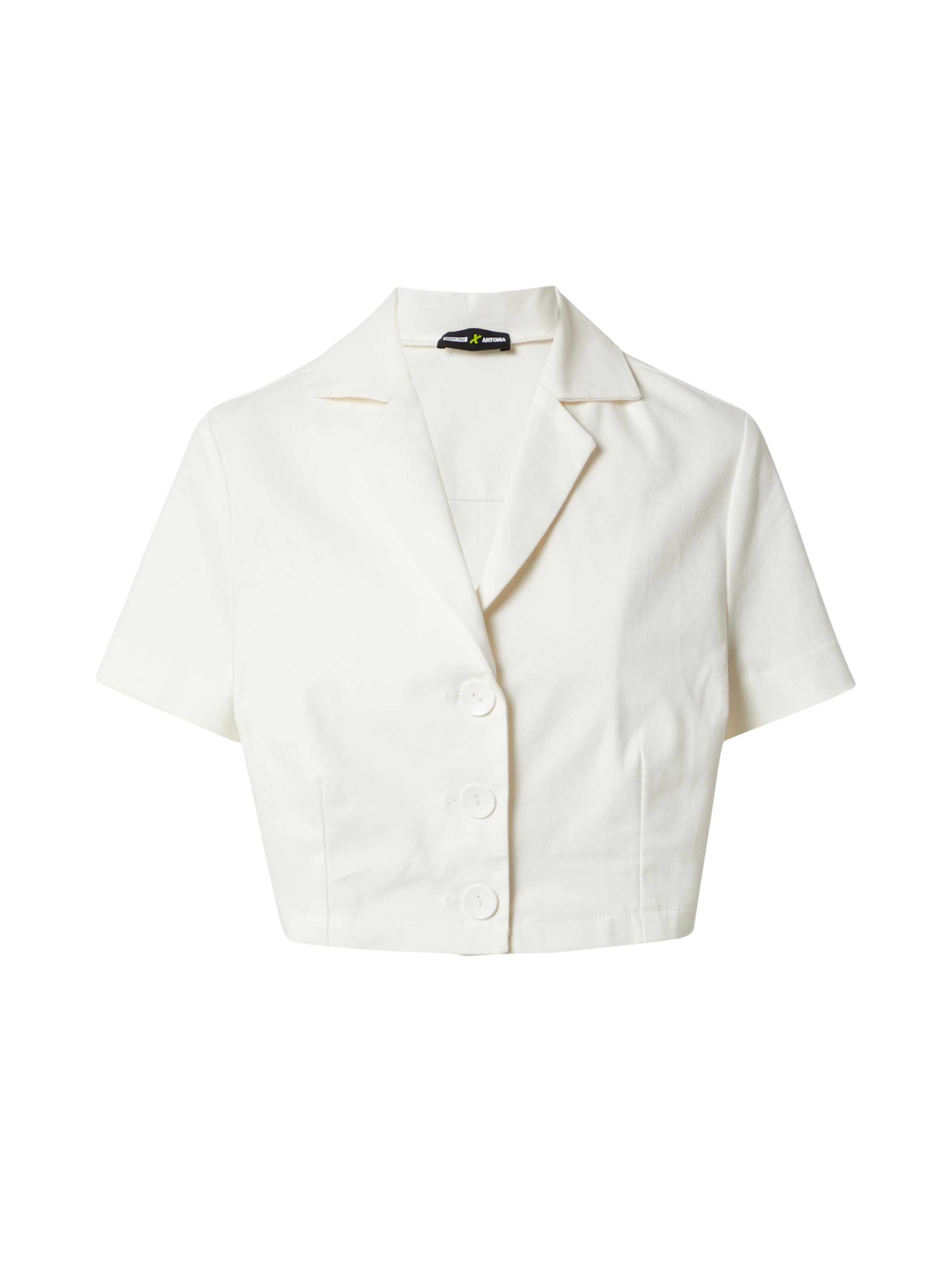 ABOUT YOU x Antonia Blouse in White: front