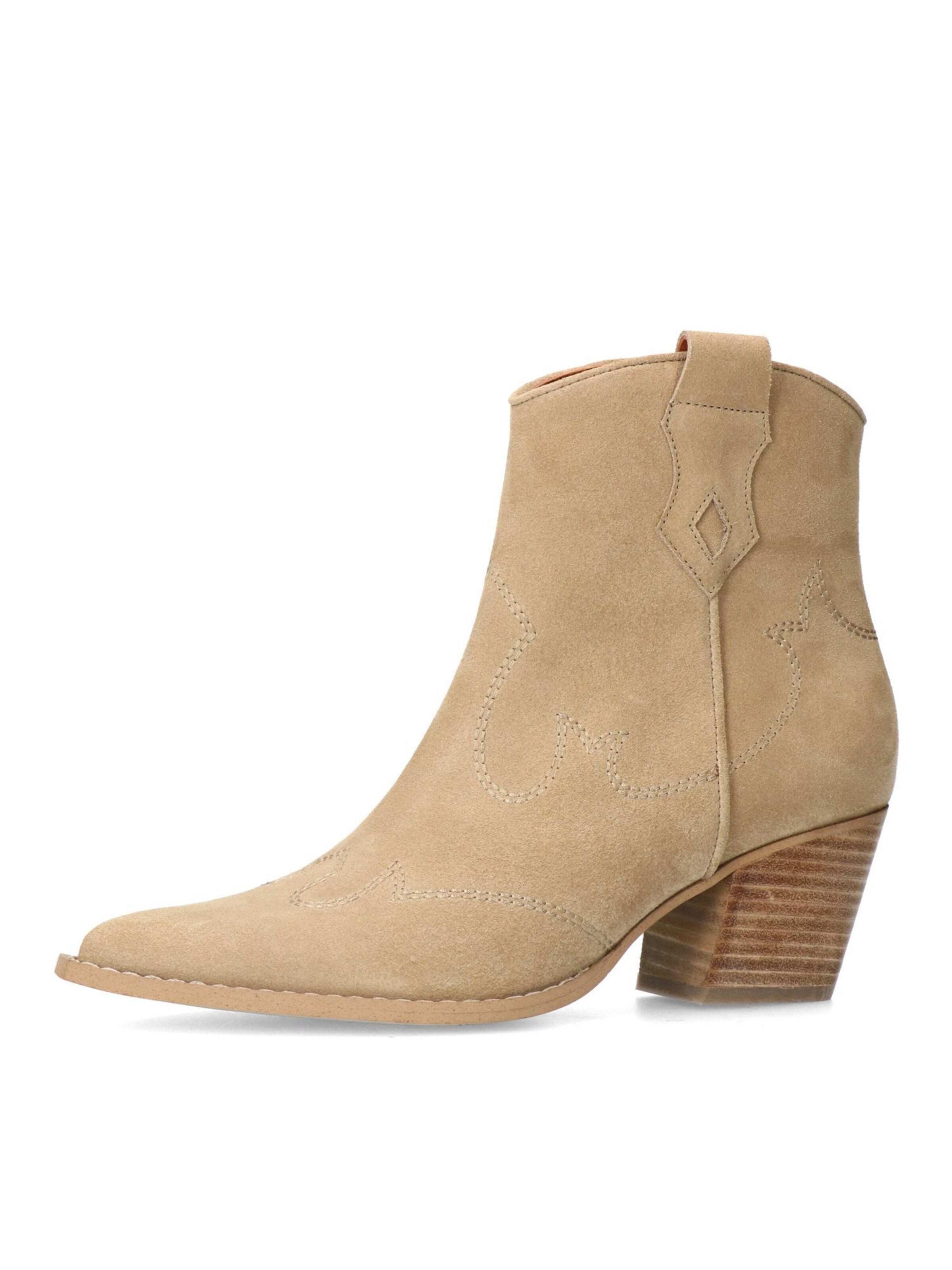 Bottes de cowboy 'Niedrige' MANFIELD en beige : devant