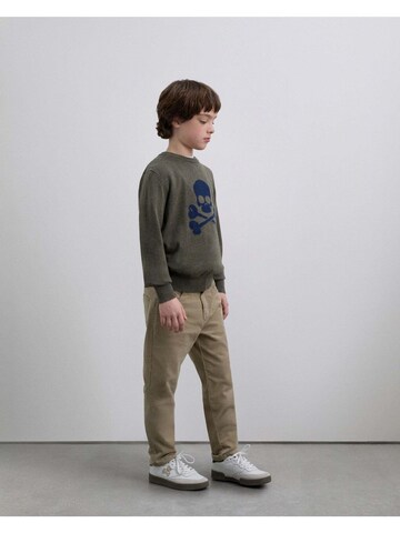 Scalpers Sweater 'Skull Intarsia' in Green