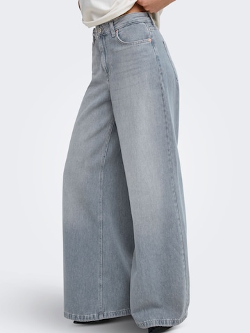 Wide leg Jeans 'ONLFrancesca' di ONLY in blu
