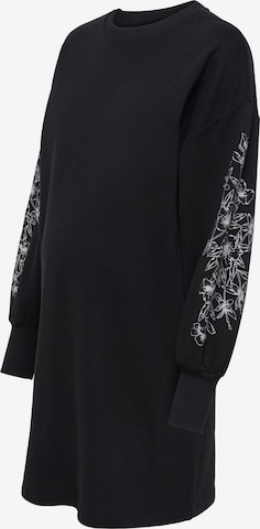 Robe 'OLMKobina' Only Maternity en noir : devant