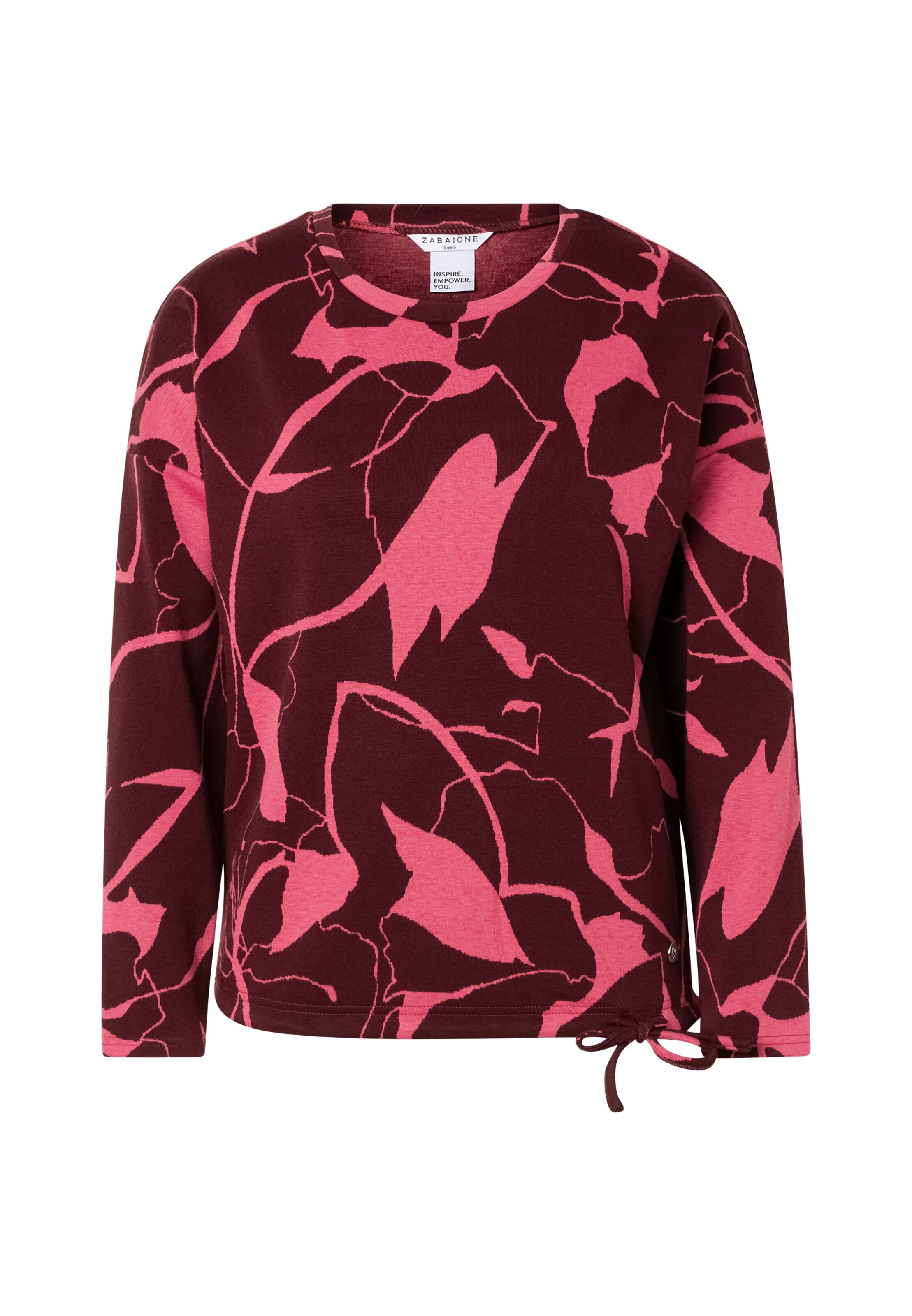 Pull-over 'Yv44onn' ZABAIONE en rouge : devant