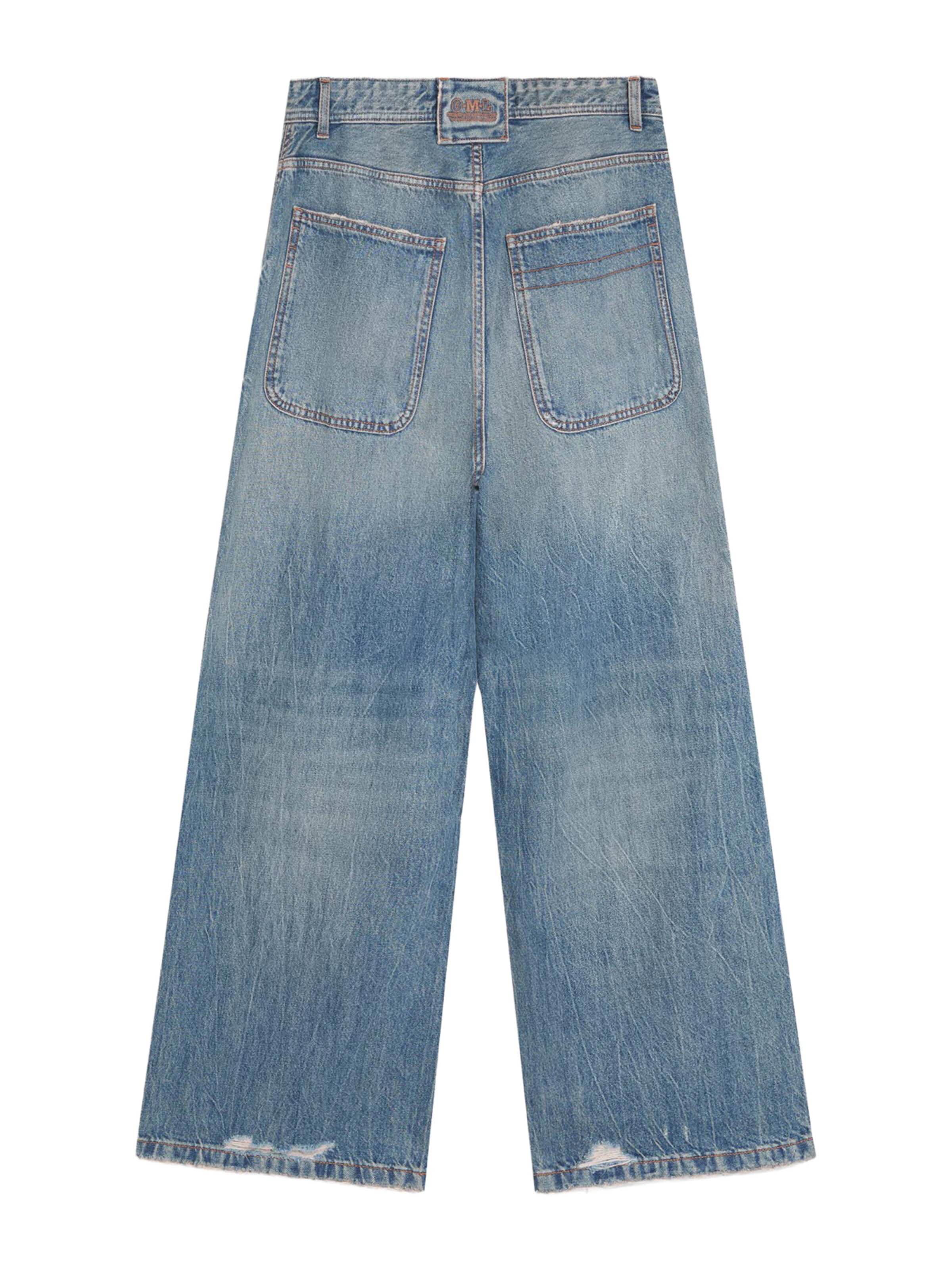 Baggy Jean Bershka en bleu