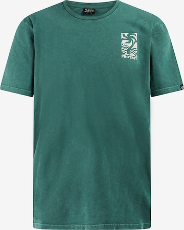 PROTEST Shirt 'PRTMinto' in Groen: voorkant