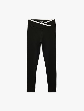 Koton Slimfit Leggings in Schwarz: Vorderseite