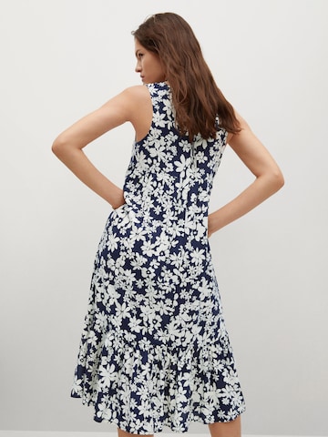 MANGO Letní šaty 'Good-h' – modrá
