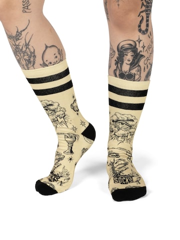 American Socks Socken 'Sacred' in Beige
