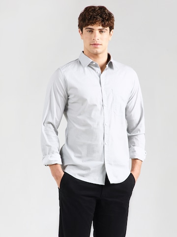 s.Oliver Slim Fit Skjorte i hvid: forside