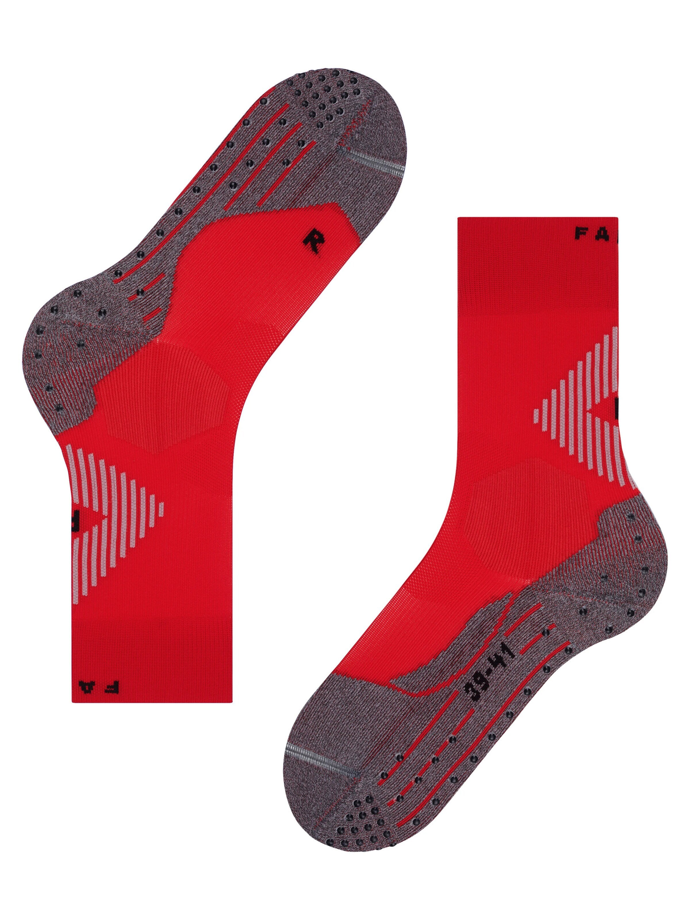 FALKE Athletic Socks '4GRIP Stabilizing' in Red