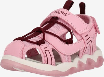 ZigZag Sandals 'Jugoe' in Pink: front