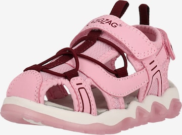 ZigZag Sandals 'Jugoe' in Pink: front