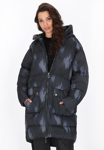 Manteau mi-saison myMo ROCKS en gris : devant