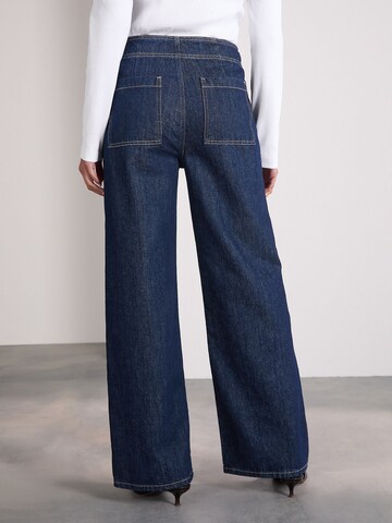 Next Wide leg Τζιν σε μπλε