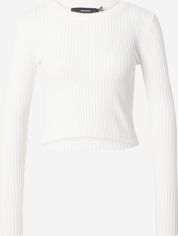 VERO MODA - Pullover 'LUCKY' em bege: frente