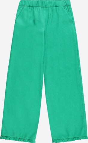 Wide leg Pantaloni 'HARPER' de la Vero Moda Girl pe verde: față