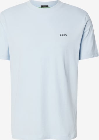 BOSS - Camiseta en azul: frente