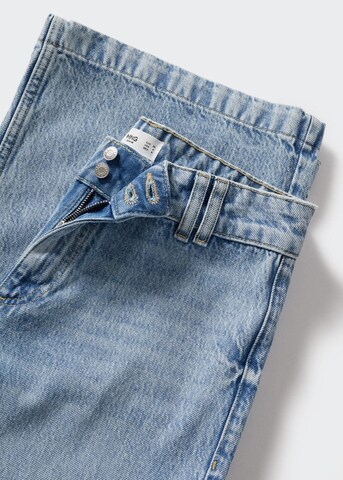 MANGO Regular Jeans i blå