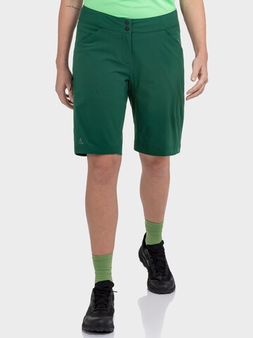 Regular Pantalon outdoor 'Danube' Schöffel en vert : devant