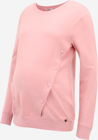 Sweat-shirt LOVE2WAIT en rose : devant