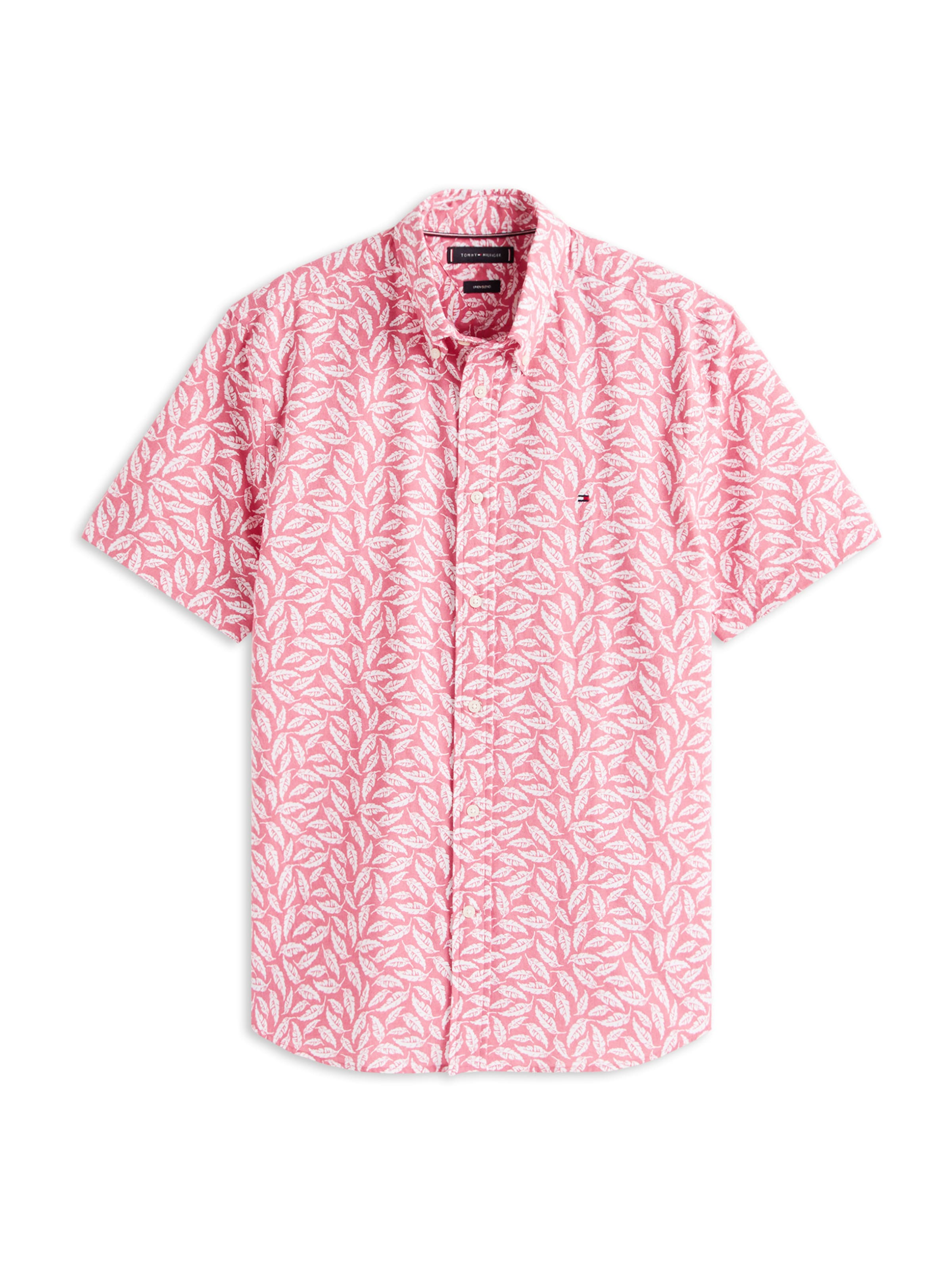 TOMMY HILFIGER Regular Fit Hemd in Pink: Vorderseite
