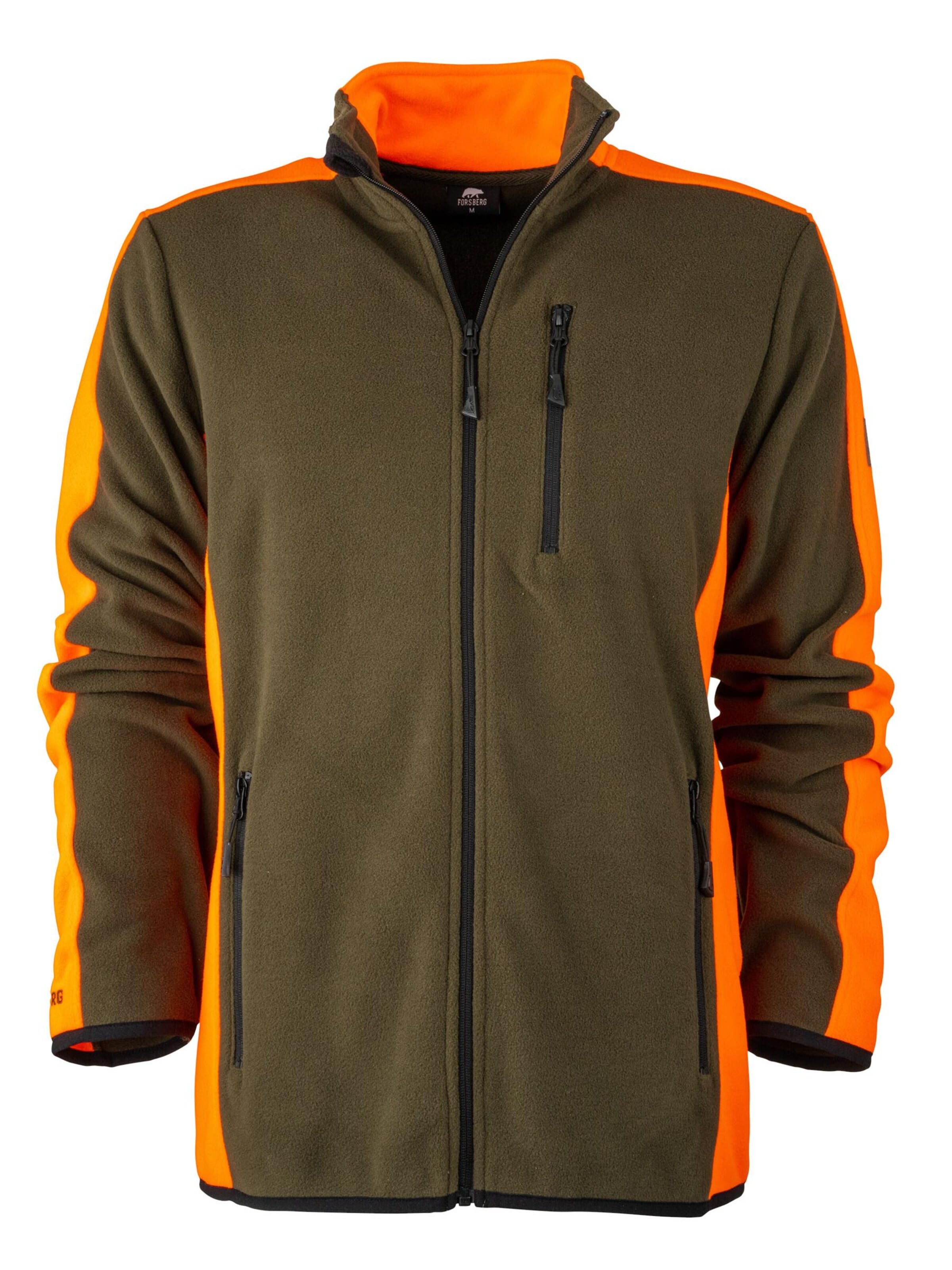 FORSBERG Fleece Jacket 'Bjarkir' in Green: front