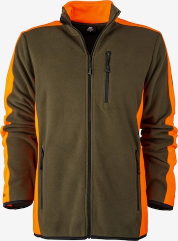 FORSBERG Fleece Jacket 'Bjarkir' in Green: front