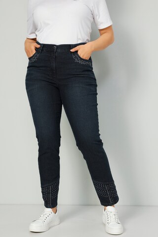 MIAMODA Slim fit Jeans in Blue: front