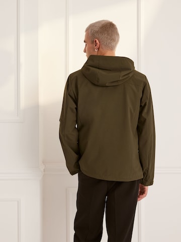 Guido Maria Kretschmer Men Between-Season Jacket 'Arian' in Green