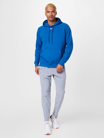 UNDER ARMOUR Athletic Sweatshirt in Blue