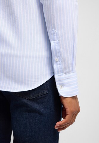 ETERNA Slim fit Button Up Shirt in Blue