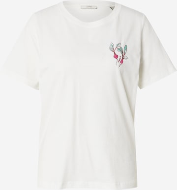 ESPRIT T-shirt i vit: framsida