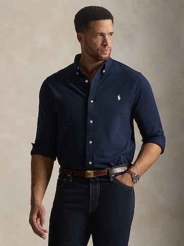 Polo Ralph Lauren Big & Tall Regular Fit Hemd in Blau: Vorderseite