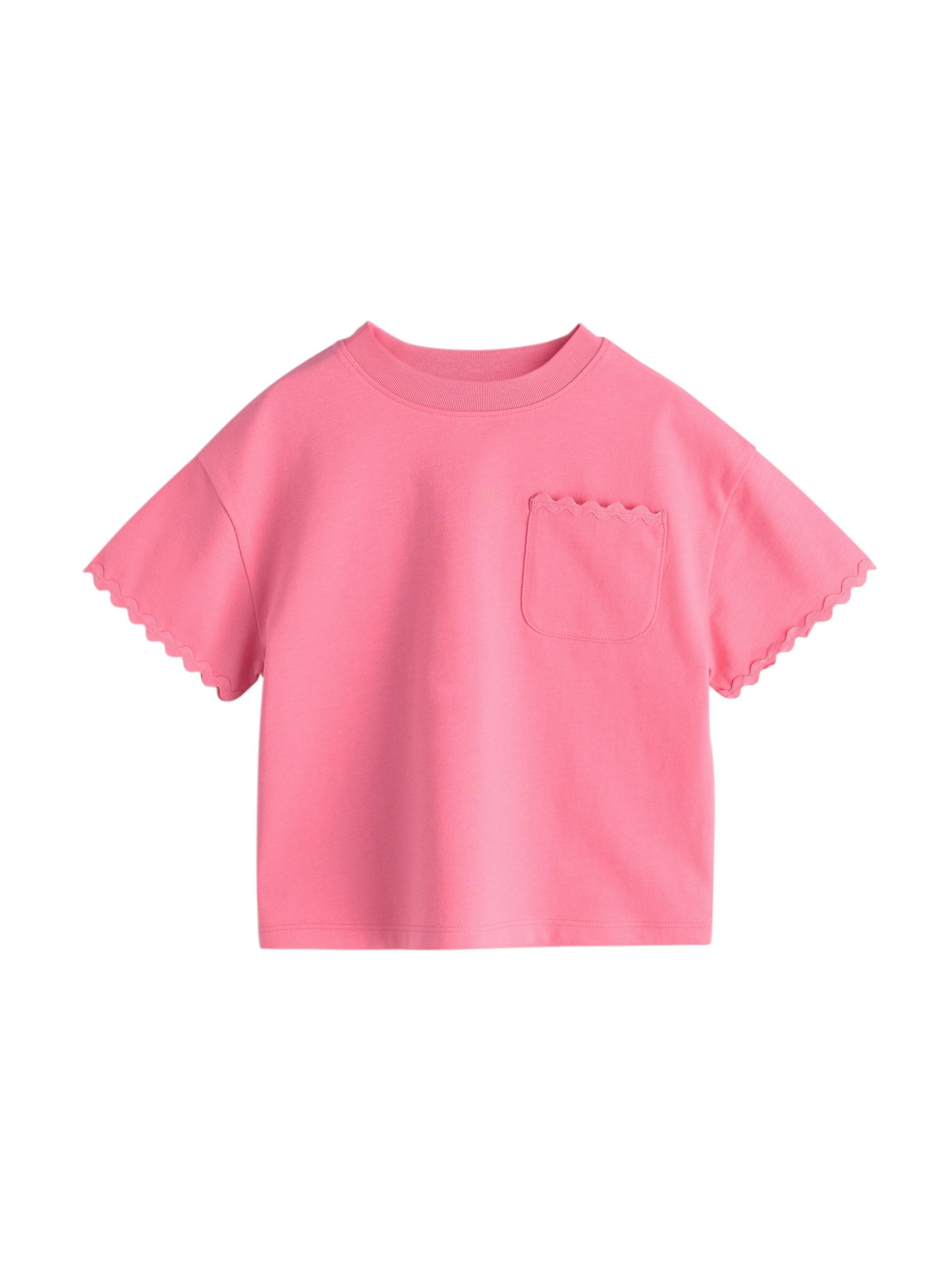 Next Shirt in Roze: voorkant