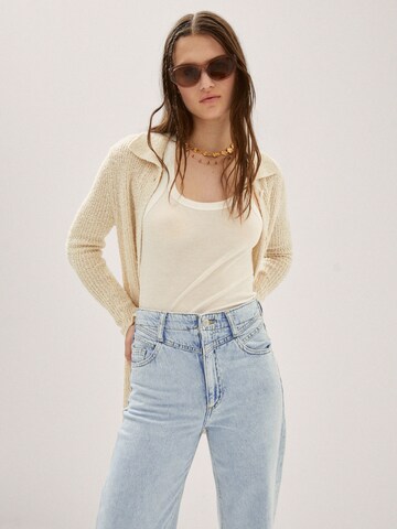 MANGO Regular Jeans 'Bohemian' in Blauw