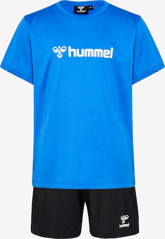 Hummel Set 'PLAG' in Blauw: voorkant