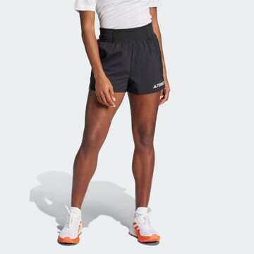 ADIDAS TERREX Regular Sports trousers 'Xperior' in Black: front