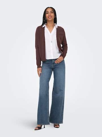ONLY Strickjacke in Braun