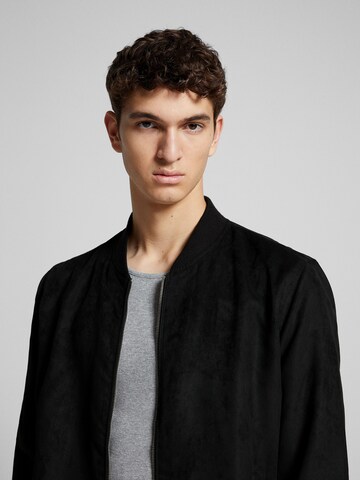 Veste mi-saison Bershka en noir