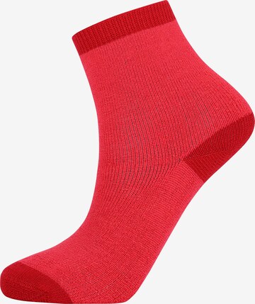 ZigZag Athletic Socks 'Lime' in Red