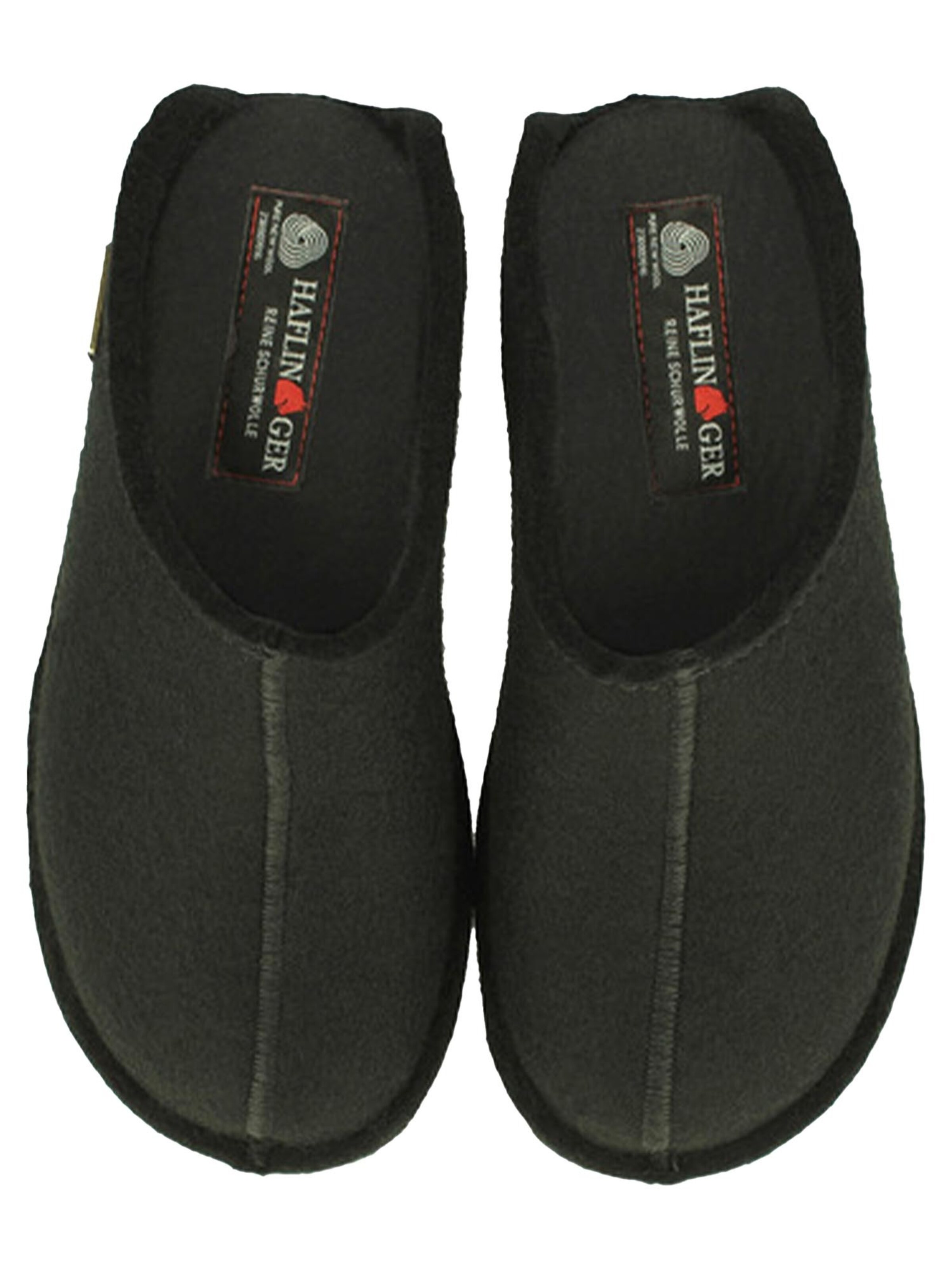HAFLINGER Slipper 'Flair Smily' in Black