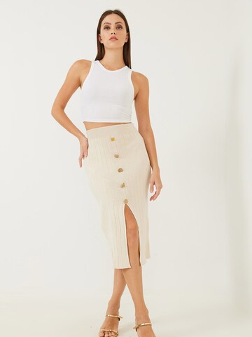 Bianco Lucci Rok in Beige