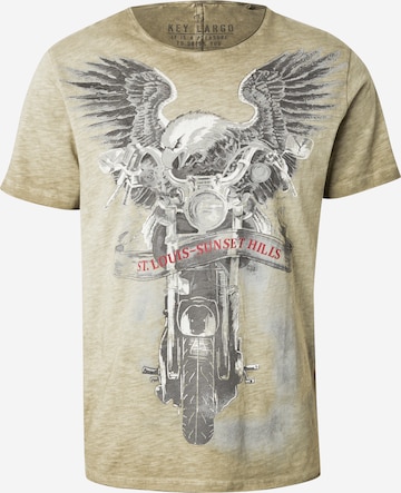 žalia Key Largo Marškinėliai 'SUNSET HILLS': priekis