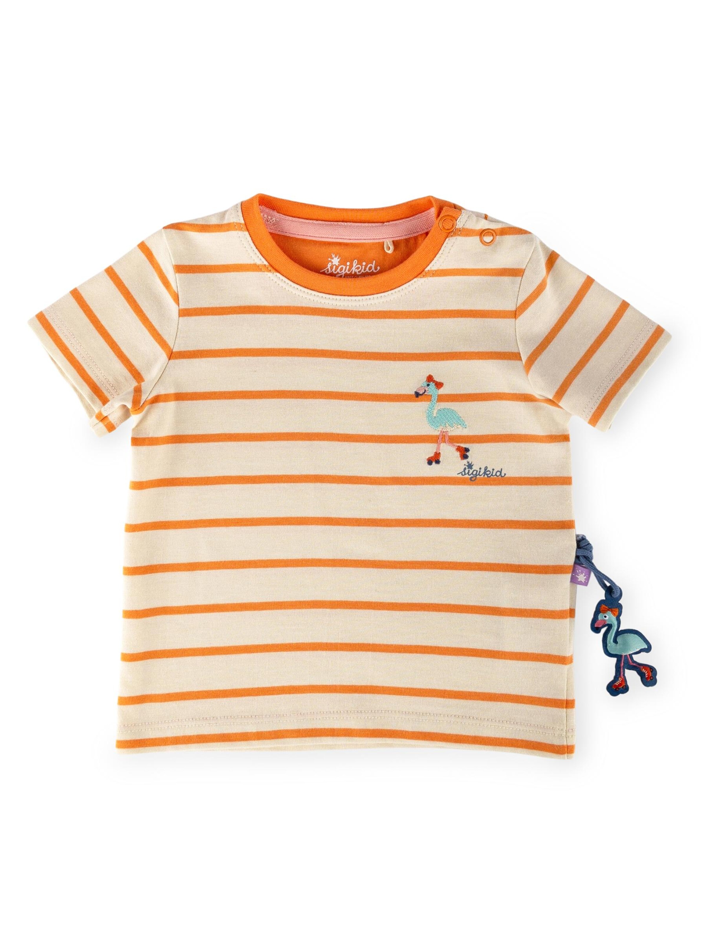 SIGIKID Shirt 'T-Shirt Wild Flamingo' in 62/Regular in Orange, Item view