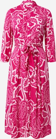 Robe-chemise 'CHARLENE' Derhy en rose : devant