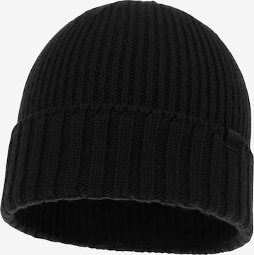 Maxte Mütze in Schwarz: Vorderseite