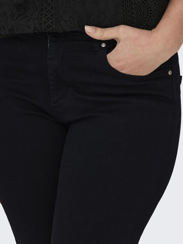 ONLY Carmakoma Slimfit Jeans 'WILLY' in Zwart