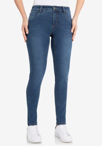 wonderjeans Skinny Jeans in Blue: front